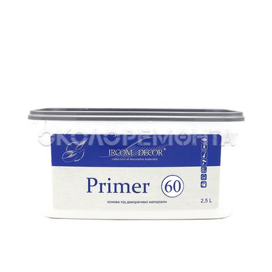 Грунт-фарба концентрат для декоративних матеріалів Primer 60 Ircom Decor біла 2,5 л