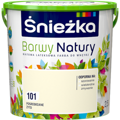 Краска интерьерная латексная Sniezka Barwy Natury 101 серебристая рожь 2,5 л