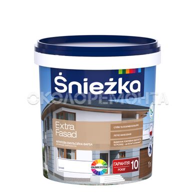 Краска фасадная акриловая Sniezka Extra Fasad белая 15 л