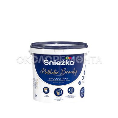 Фарба інтер'єрна латексна Sniezka Mattlatex Beauty біла 10 л