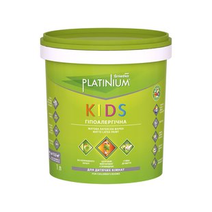 Фарба латексна для дитячіх кімнат Sniezka PLATINIUM KIDS біла 1 л