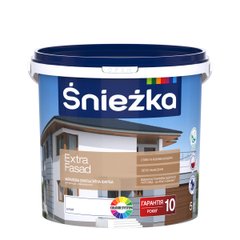 Краска фасадная акриловая Sniezka Extra Fasad белая 10 л