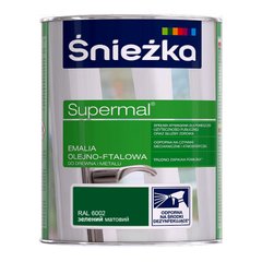 Емаль олійно-фталева Sniezka Supermal RAL 8017 шоколадний матовий 0,8 л