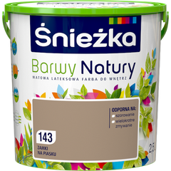Краска интерьерная латексная Sniezka Barwy Natury 171 молочный хлопок 2,5 л