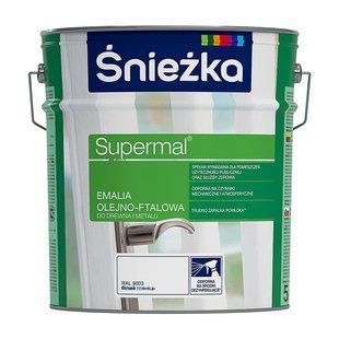 Емаль олійно-фталева Sniezka Supermal шоколадний глянець ( RAL 8017 ) 0,8 л