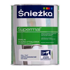 Емаль олійно-фталева Sniezka Supermal білий матовий ( F100 ) 2,5 л