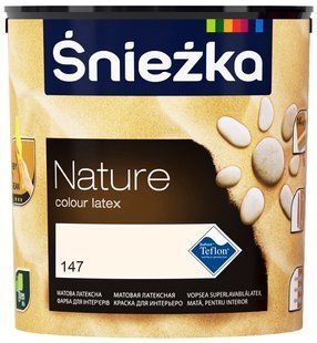 Краска интерьерная латексная Sniezka Nature 137T поле подсолнухов 2,5 л