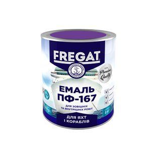 Емаль FREGAT для яхт і кораблів алкідна ПФ-167 яскраво-блакитна 2,8 кг