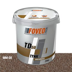 Мозаичная штукатурка FOVEO TECH TD50 зерно MM 13 (0,2 -0,8 мм) 25 кг