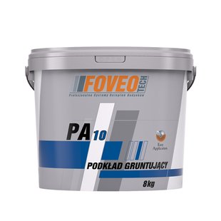 Грунтующая краска акриловая FOVEO TECH PA 10 с кварцевым песком 8 кг