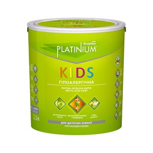 Фарба латексна для дитячіх кімнат Sniezka PLATINIUM KIDS біла 1 л