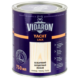 Лак яхтный Vidaron Yacht Lakier глянцевый 2,5 л