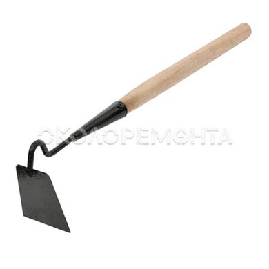 Инструмент садовый ручной Тяпка плоская деревянная ручка MasterTool 14-6306