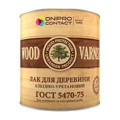 Лак для деревини алкідно-уретановий Дніпро-Контакт 2,2 кг
