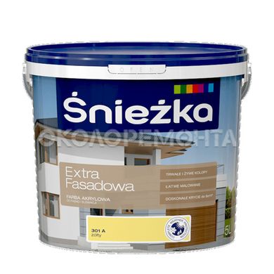 Краска фасадная акриловая Sniezka Extra Fasadowa 307C графитовый 10 л