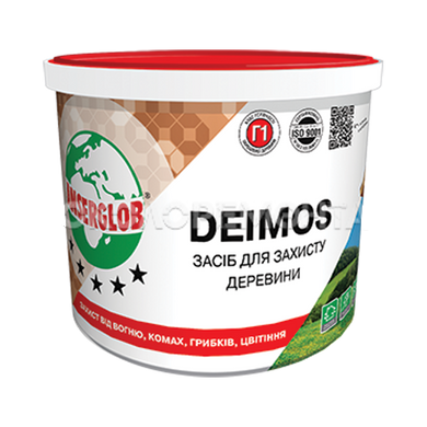 Препарат для древесины биоогнезащита концентрат 1:4 сухой «DEIMOS» зеленый 1 кг