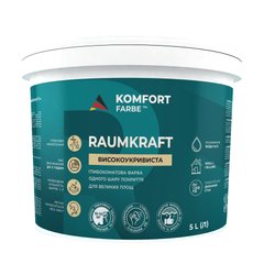 Высокоукрывистая глубокоматовая краска RAUMKRAFT белая 12,6 кг
