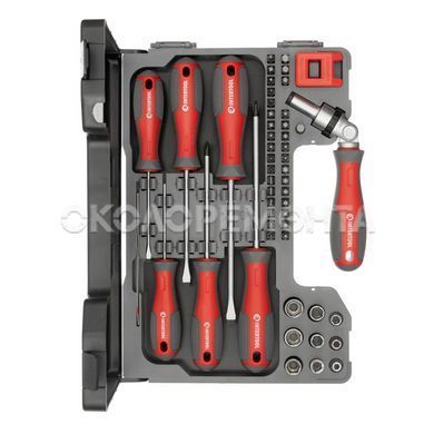 Отвертки и отверточные насадки Набор отверток с комплектом насадок 51 ед INTERTOOL VT-3352