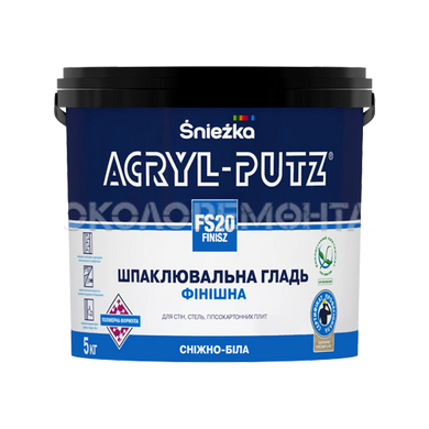 Шпаклівка полімерна Sniezka ACRYL-PUTZ FS20 Finisz 27 кг