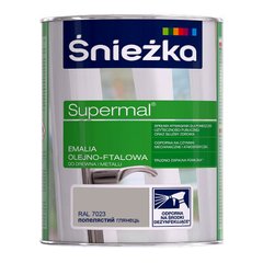 Емаль олійно-фталева Sniezka Supermal білий глянець ( RAL 9003 ) 2,5 л