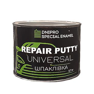 Шпаклевка универсальная Repair putty Dnipro Special Enamel белая 0,7 кг