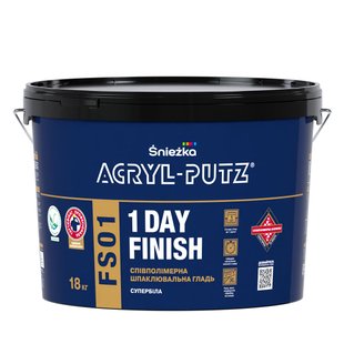 Сополимерная шпаклевочная гладь ACRYL-PUTZ FS01 1DAY FINISH 25 кг