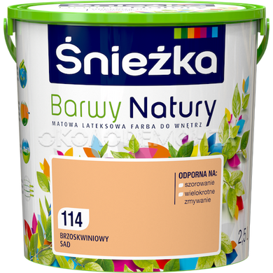 Фарба інтер'єрна латексна Sniezka Barwy Natury 117 місячна ніч 5 л